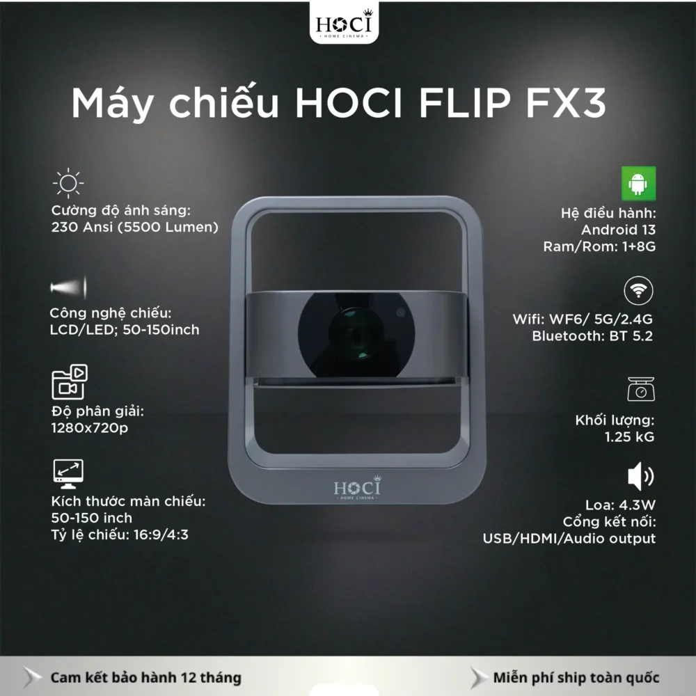Máy chiếu HOCI FLIP FX3 - Hình ảnh 2