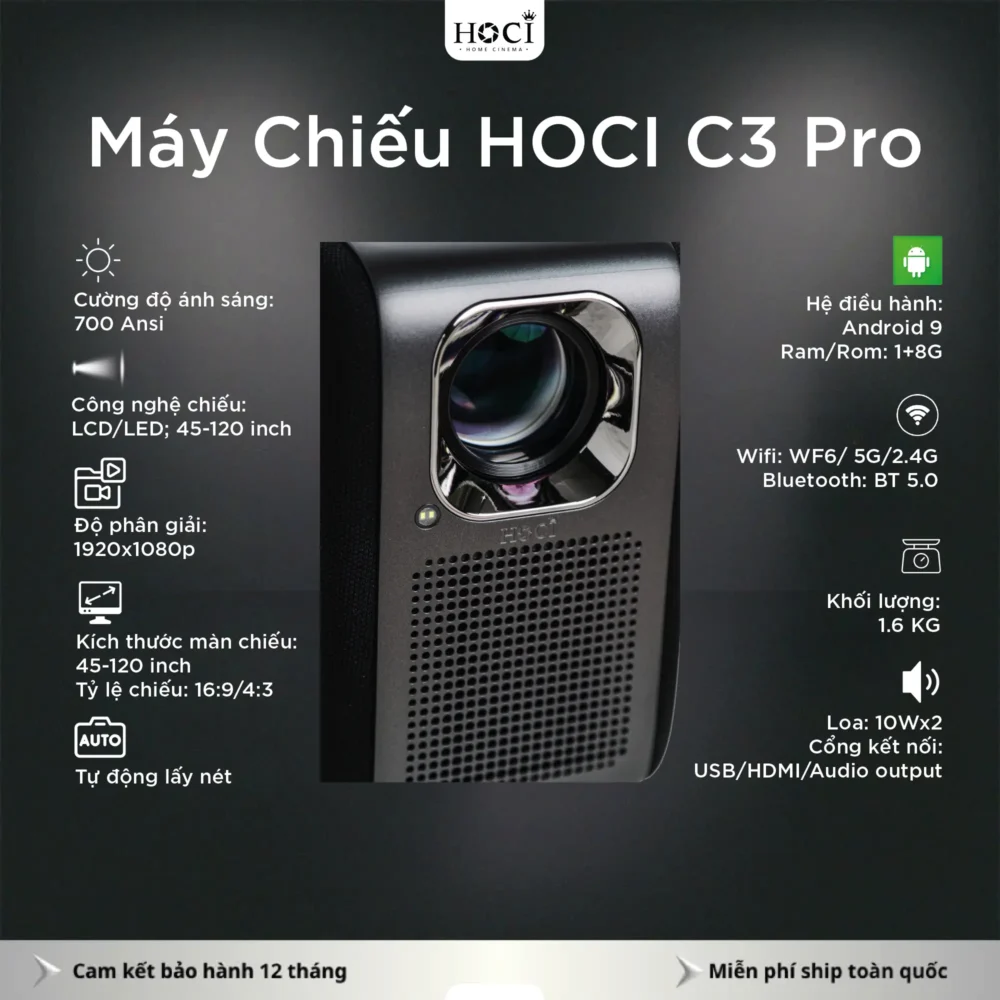 Máy Chiếu HOCI C3 Pro - Hình ảnh 5