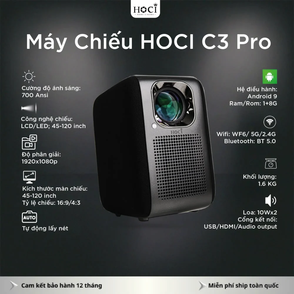 Máy Chiếu HOCI C3 Pro - Hình ảnh 2