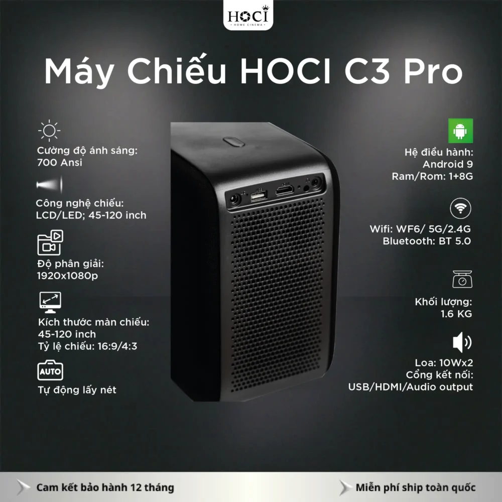Máy Chiếu HOCI C3 Pro - Hình ảnh 4