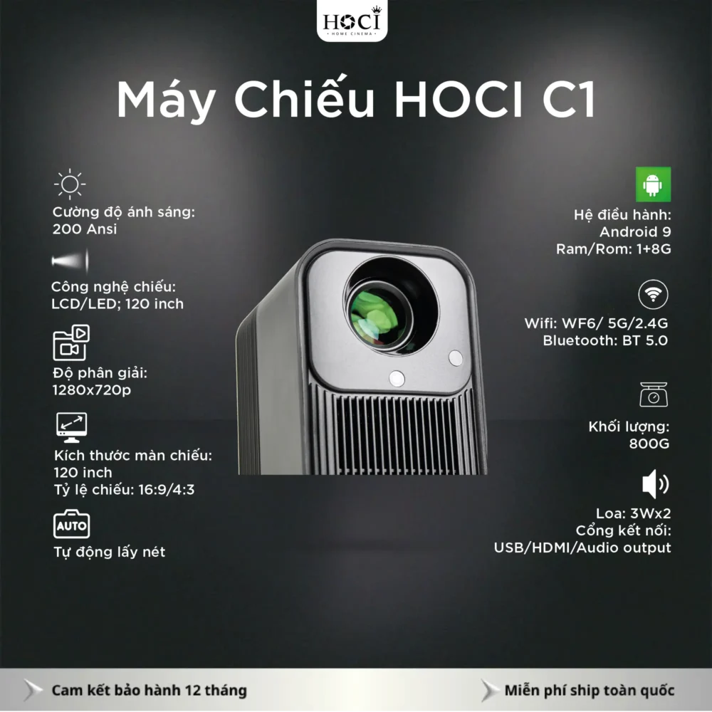 Máy Chiếu HOCI C1 - Hình ảnh 2