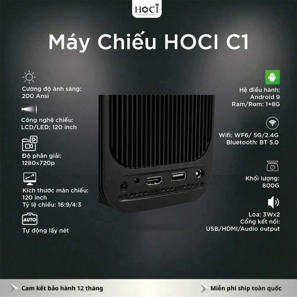 Máy Chiếu HOCI C1 - Hình ảnh 6
